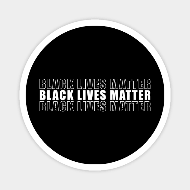 Black Lives Matter Magnet by Laevs